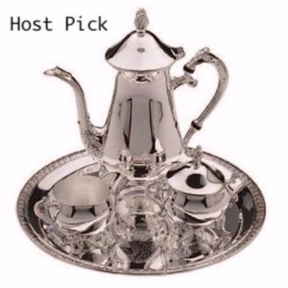 Other - ⬇️ Logan Square SILVER PLATED 4 Pc Coffee Set Tea